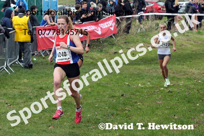 Junior womens 2021 National Cross Country Relays, Berry Hill Park, Mansfield. Photo: David T. Hewitson/Sports for All Pics
